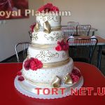Свадебный торт 4 яруса_155