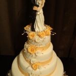 Свадебный торт 4 яруса_205