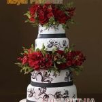 Свадебный торт 4 яруса_79