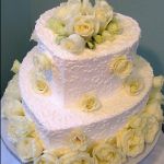 Свадебный торт из крема_44