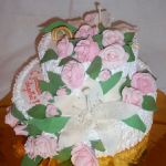 Свадебный торт из крема_51