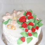 Свадебный торт из крема_53