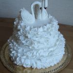 Свадебный торт из крема_62