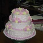 Свадебный торт из крема_64