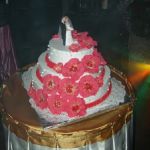 Свадебный торт из крема_74