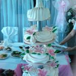 Свадебный торт на подставке_57
