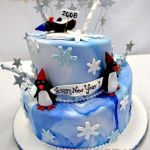 Зимний торт на Новый год_227