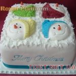 Зимний торт на Новый год_348